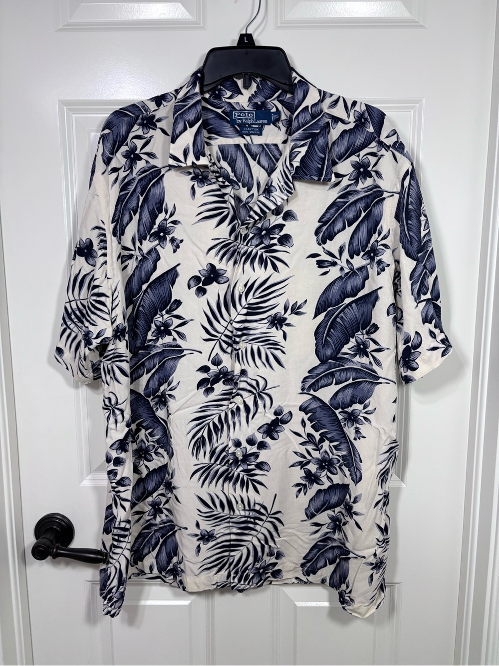 Polo Ralph Lauren Clayton Button Up Short Sleeve Hawaiian Shirt Men’s XL
